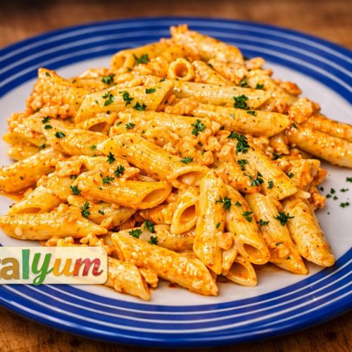 Penne pasta with salmon and vodka (Pennette al salmone affumicato e vodka) | Pasta recipes