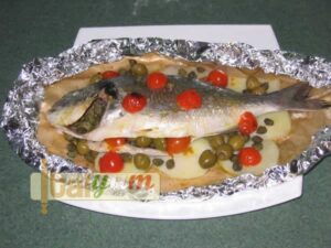 Sea bream wrapped in cooking foil 2 (Orata al cartoccio) | Seafood recipes